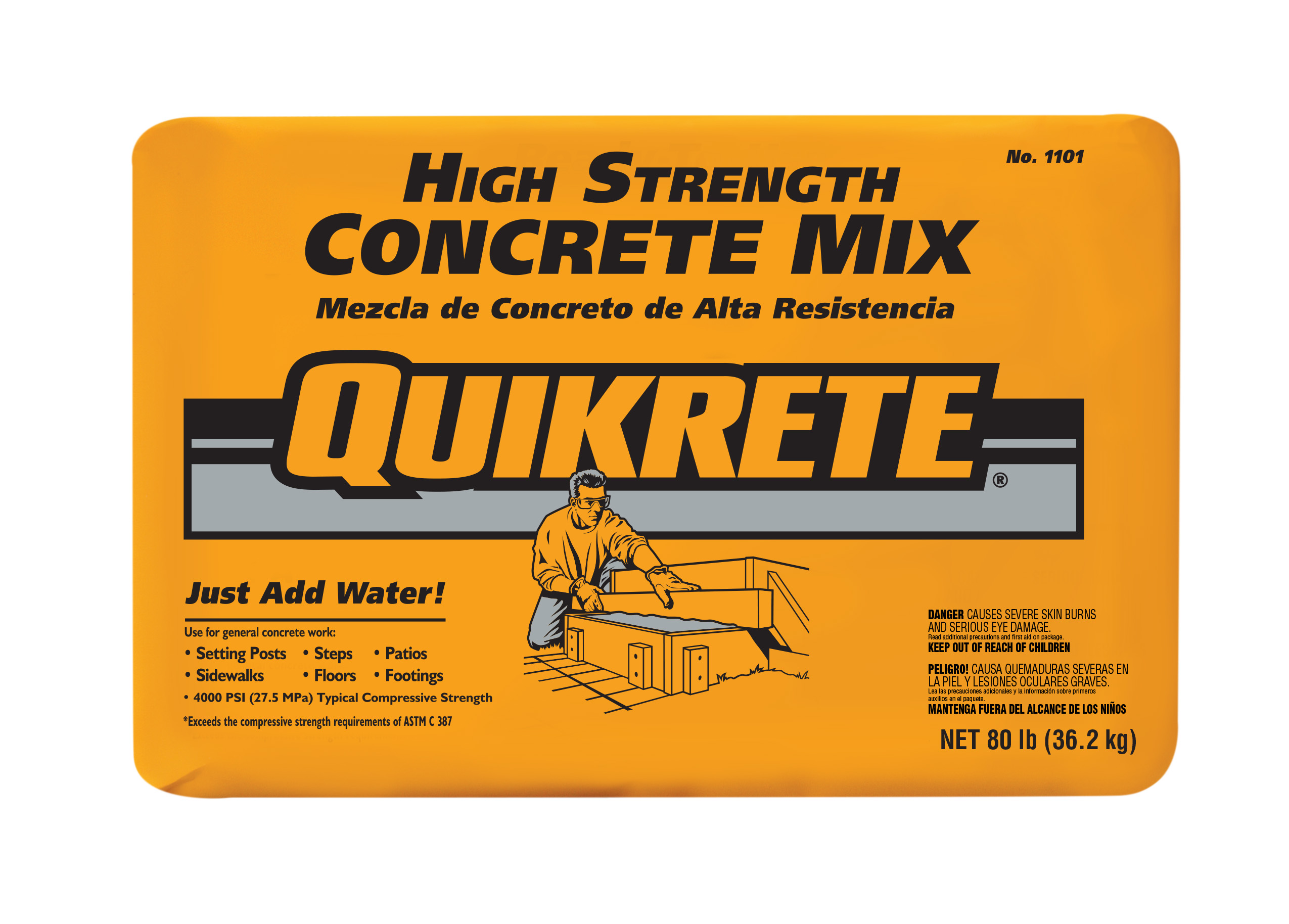 Quikrete Gravel Concrete Mix 80lb - Utility and Pocket Knives